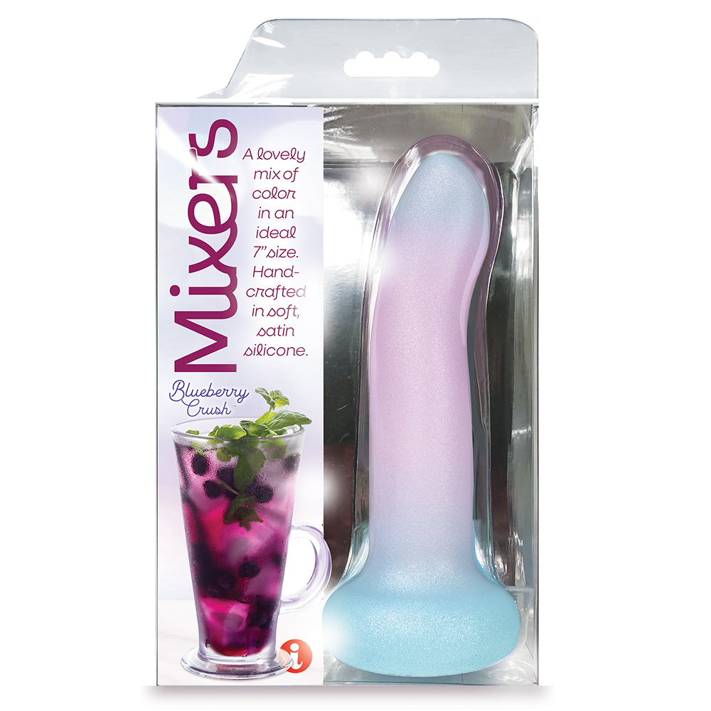 Mixers Blueberry Crush 8" Dildo 1 Mixers Blueberry Crush 8" Dildo