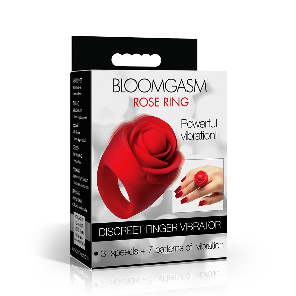Bloomgasm Rose Ring Discreet Finger Vibrator 1 Bloomgasm Rose Ring Discreet Finger Vibrator