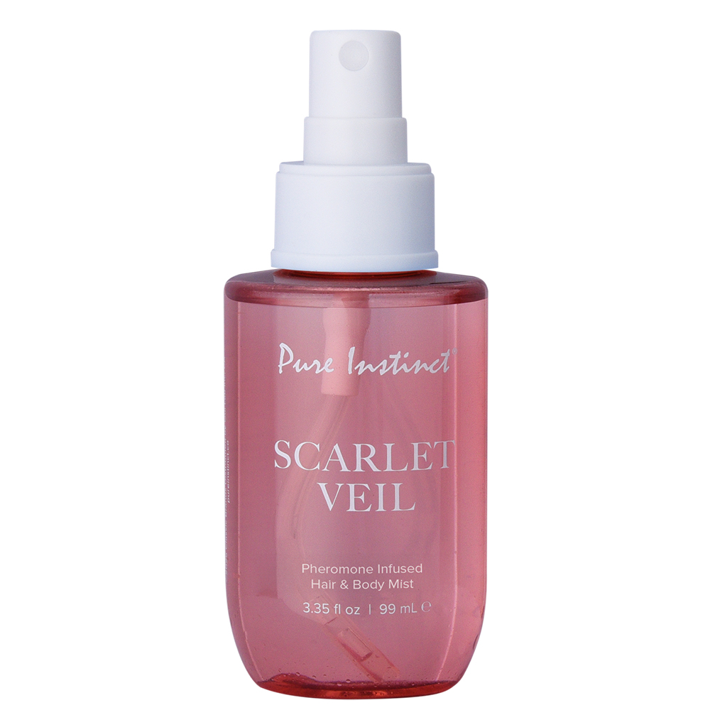 Pure Instinct Pheromone Infused Body & Hair Mist Scarlet Veil 3.35 oz. 2 Pure Instinct Pheromone Infused Body & Hair Mist Scarlet Veil 3.35 oz. - Image 2