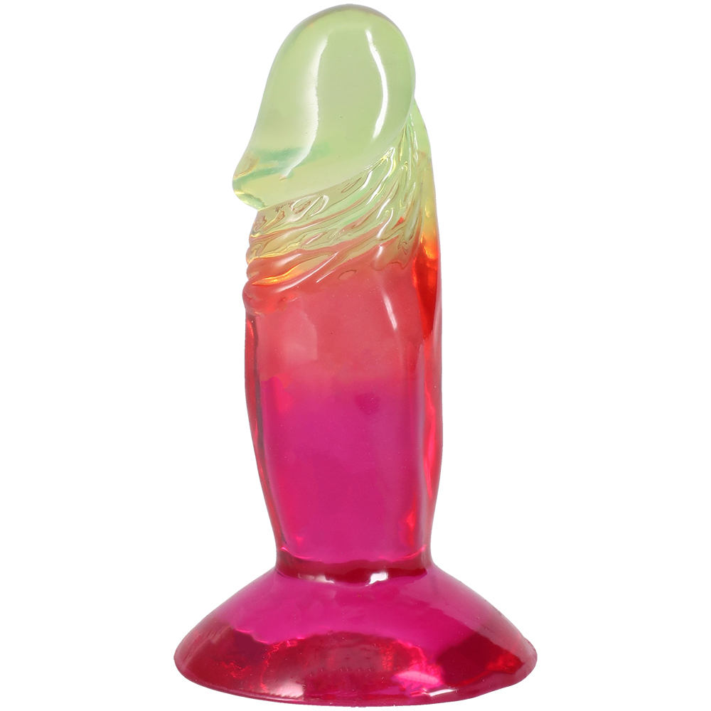 Crystal Jellies 4.5 Inch Dong Rainbow 2 Crystal Jellies 4.5 Inch Dong Rainbow - Image 2