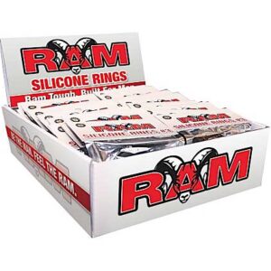 Ram Silicone Rings Pop Box Assorted (Purple, Blue, Black)