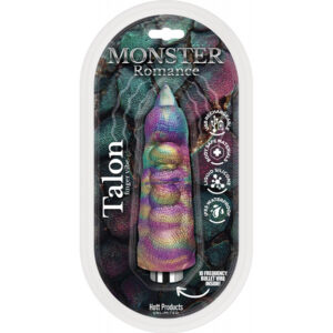 Monster Romance Talon Silicone Finger Sleeve With Multi-Speed Bullet