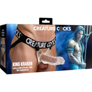 Creature Cocks King Kraken Hollow Strap-On With Harness