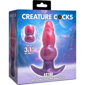 Creature Cocks Astro Inflatable Silicone Anal Plug