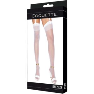 Coquette Dolce Vita Stockings White One Size