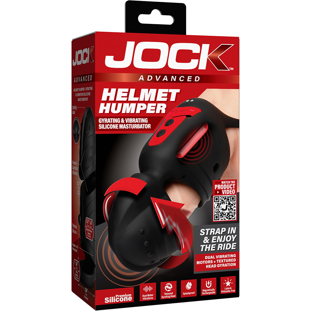 Jock Advanced Helmet Humper Gyrating & Vibrating Silicone Masturbator 1 Jock Advanced Helmet Humper Gyrating & Vibrating Silicone Masturbator