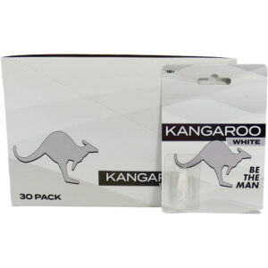 Kangaroo White Extra Strong 30ct Display
