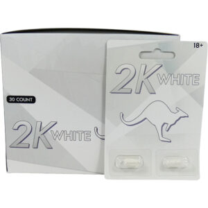 Kangaroo 2K White Extra Strong 2 Pill 30ct Display