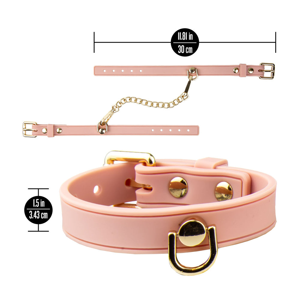 Temptasia Ardor Wrist & Ankle Restraints Pink 3 Temptasia Ardor Wrist & Ankle Restraints Pink - Image 3