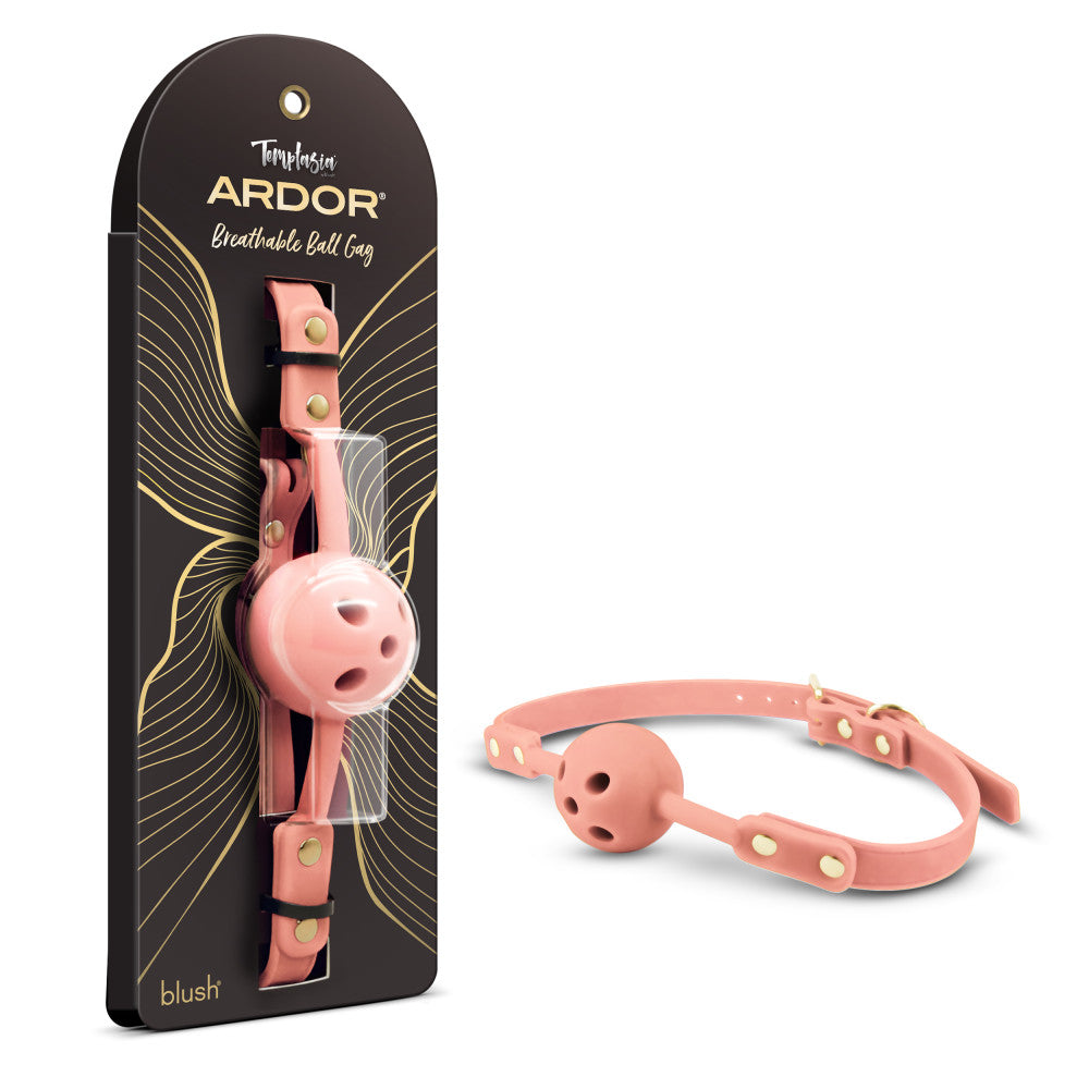 Temptasia Ardor Ball Gag Pink 1 Temptasia Ardor Ball Gag Pink