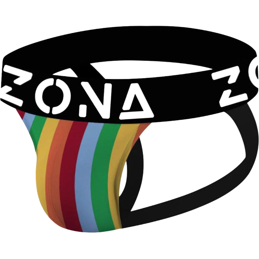 Rainbow Edge Jockstrap Small 1 Rainbow Edge Jockstrap Small