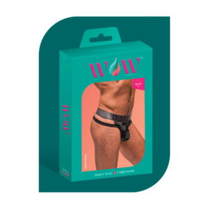 Wow Cutout Thong Black S/M