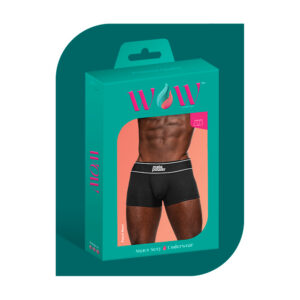 Wow Modal Rib Pouch Short Black Small