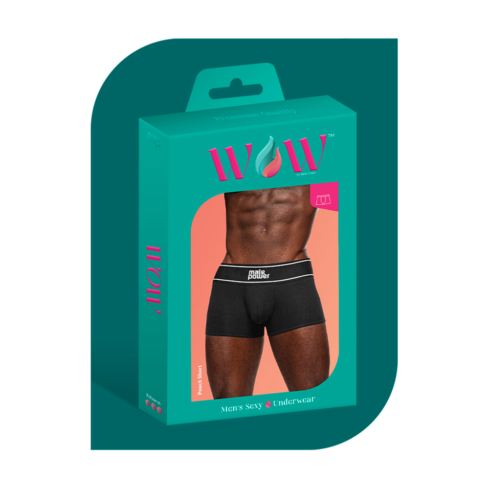 Wow Modal Rib Pouch Short Black Small 1 Wow Modal Rib Pouch Short Black Small