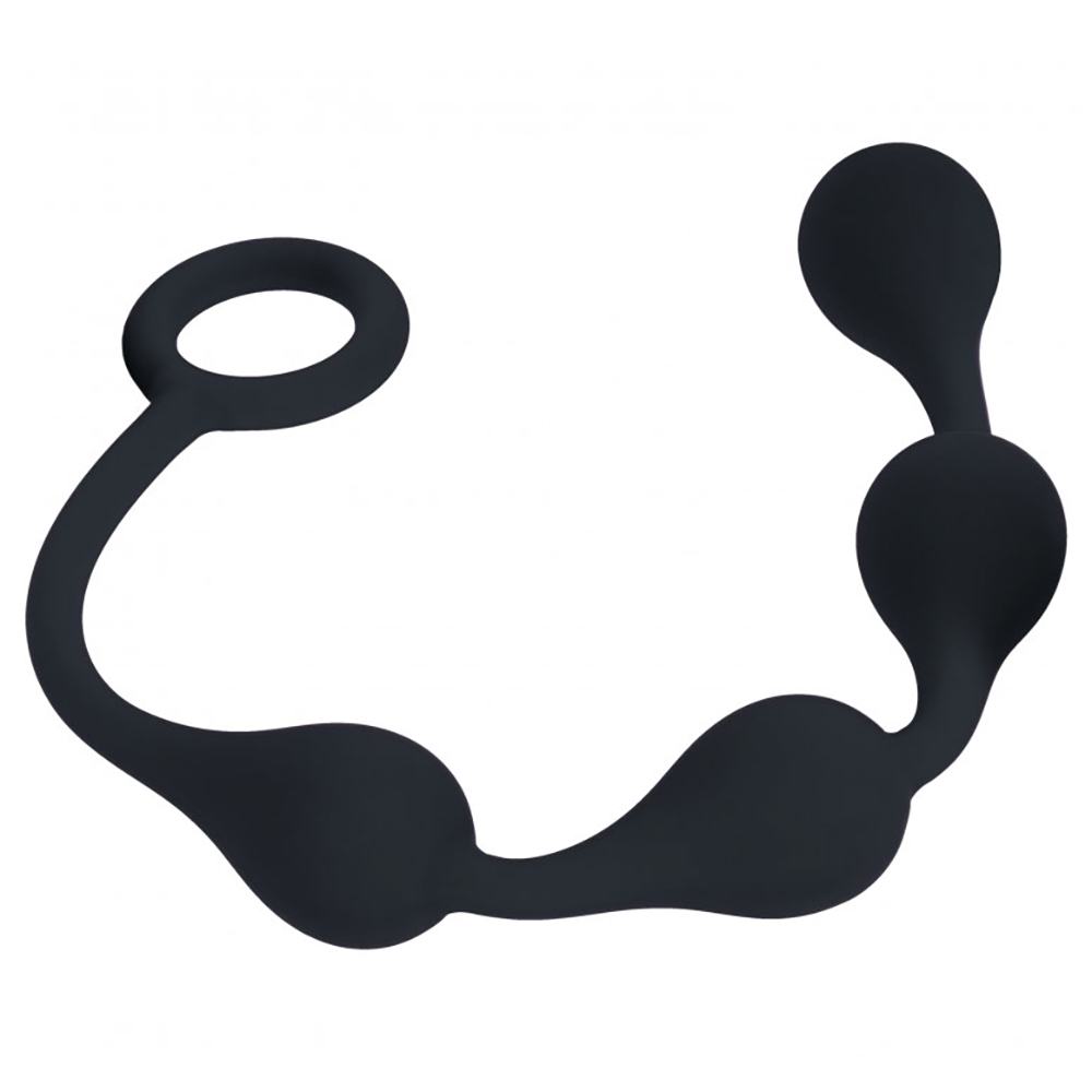 Levelz Waterdrop Silicone Anal Balls S 20mm Black 3 Levelz Waterdrop Silicone Anal Balls S 20mm Black - Image 3