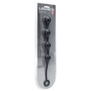 Levelz Waterdrop Silicone Anal Balls M 30mm Black