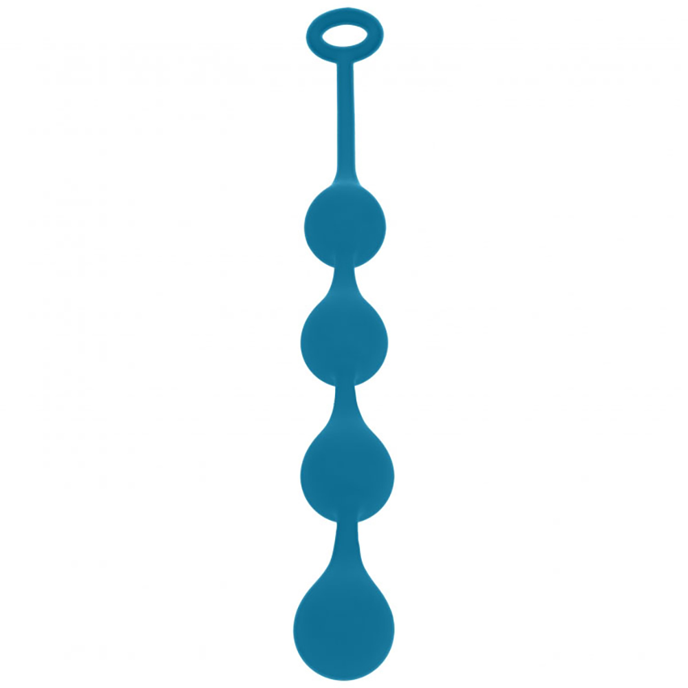 Levelz Waterdrop Silicone Anal Balls M 30mm Teal 2 Levelz Waterdrop Silicone Anal Balls M 30mm Teal - Image 2