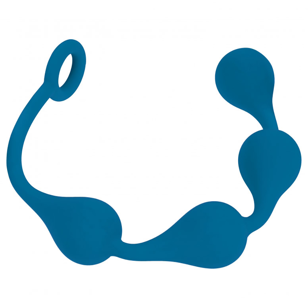 Levelz Waterdrop Silicone Anal Balls M 30mm Teal 3 Levelz Waterdrop Silicone Anal Balls M 30mm Teal - Image 3