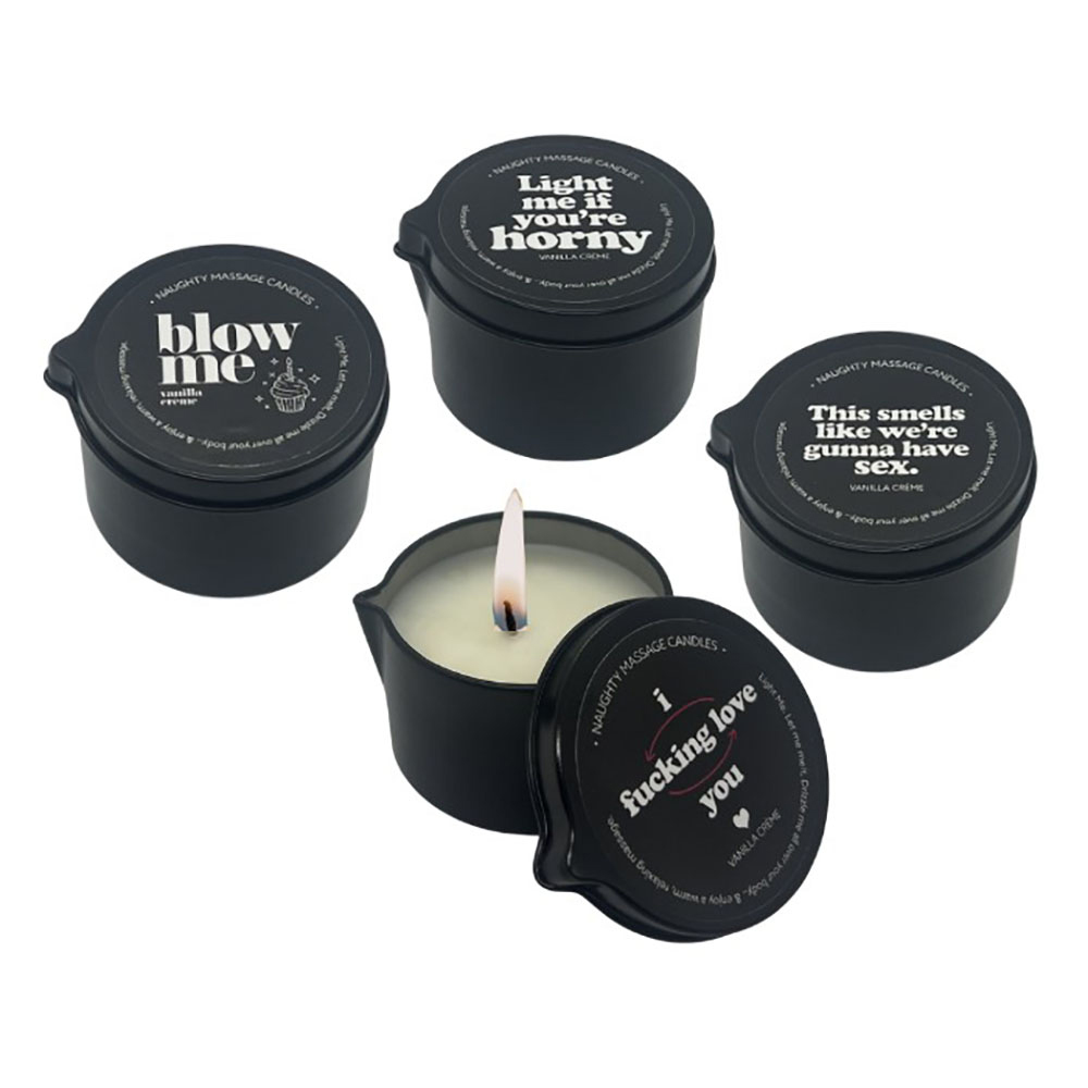 Naughty Notes Light Me If You're Horny 2 oz. Tin 3 Naughty Notes Light Me If You're Horny 2 oz. Tin - Image 3