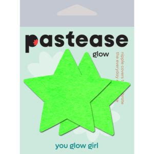 Pastease Star Green Glow In The Dark Star Nipple Pasties