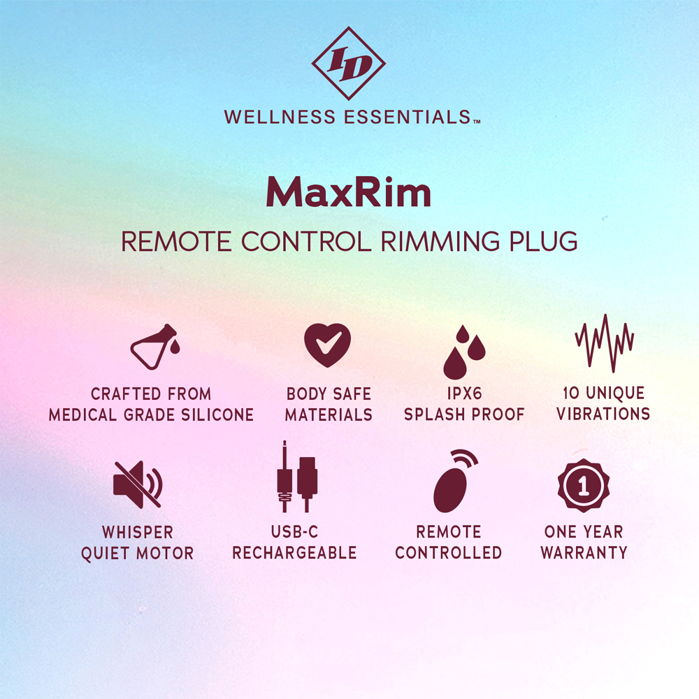ID Maxrim Control Rimming Plug 3 ID Maxrim Control Rimming Plug - Image 3