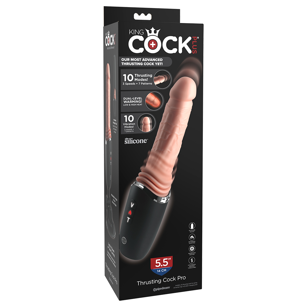 King Cock Plus 5.5" Thrusting Cock Pro Light 1 King Cock Plus 5.5" Thrusting Cock Pro Light