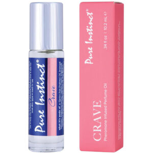 Pure Instinct Signature Pheromone Perfume Oil Roll-On Crave 0.34 oz.