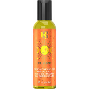 Celestial Collection Flare Pheromone Massage Oil 2 oz.