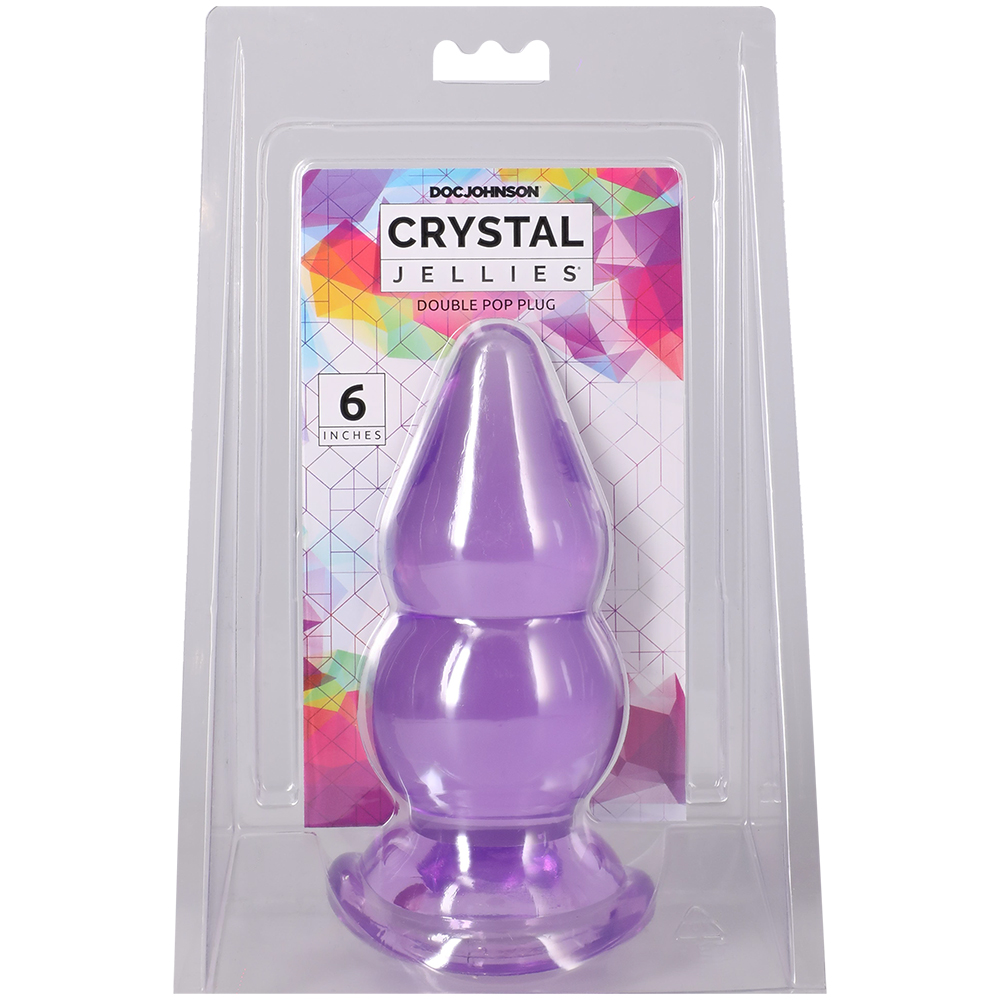 Crystal Jellies Curved Anal Trainer Set Purple 1 Crystal Jellies Curved Anal Trainer Set Purple