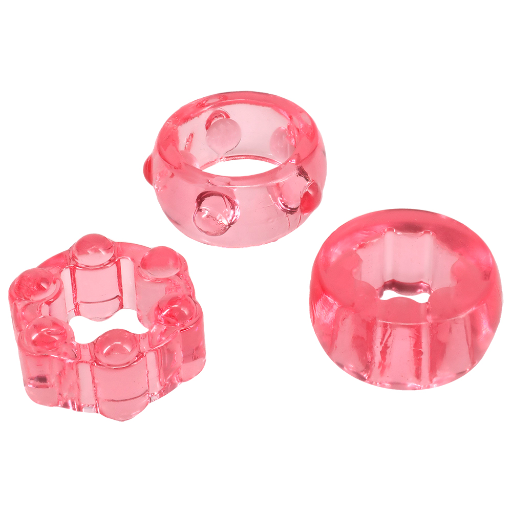 Crystal Jellies Performance Ring Set Pink 2 Crystal Jellies Performance Ring Set Pink - Image 2
