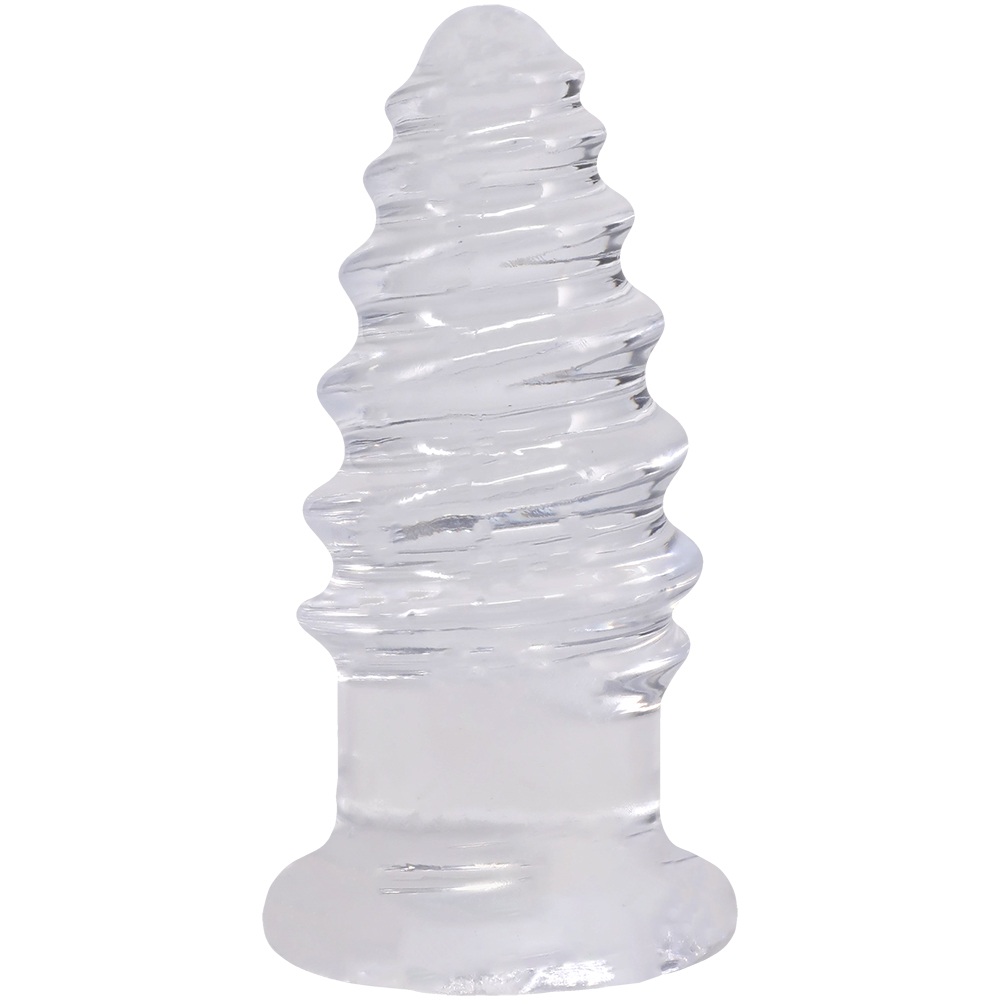 Crystal Jellies Anal Twist 5 Inch Clear 2 Crystal Jellies Anal Twist 5 Inch Clear - Image 2