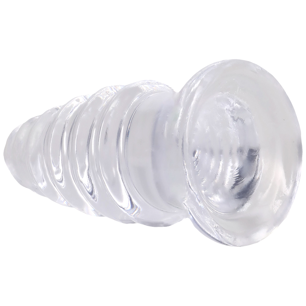 Crystal Jellies Anal Twist 5 Inch Clear 3 Crystal Jellies Anal Twist 5 Inch Clear - Image 3