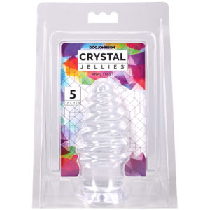 Crystal Jellies Anal Twist 5 Inch Clear