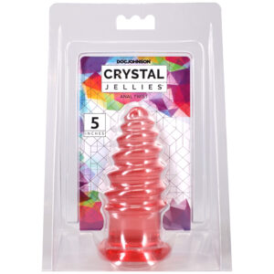 Crystal Jellies Anal Twist 5 Inch Pink