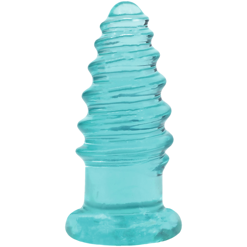 Crystal Jellies Anal Twist 5 Inch Teal 2 Crystal Jellies Anal Twist 5 Inch Teal - Image 2