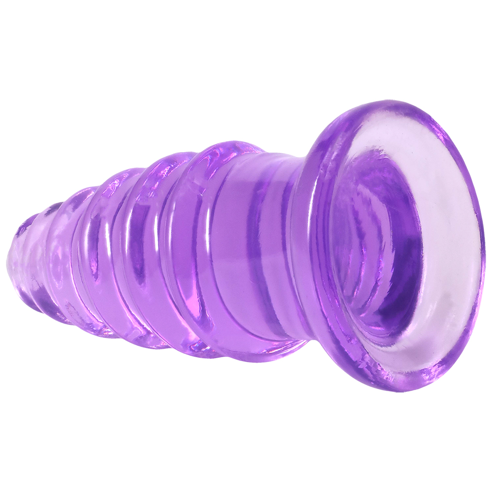 Crystal Jellies Anal Twist 6 Inch Purple 3 Crystal Jellies Anal Twist 6 Inch Purple - Image 3