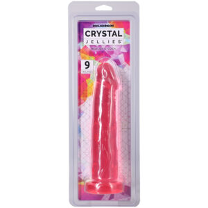 Crystal Jellies Realistic Cock 9 Inch Pink