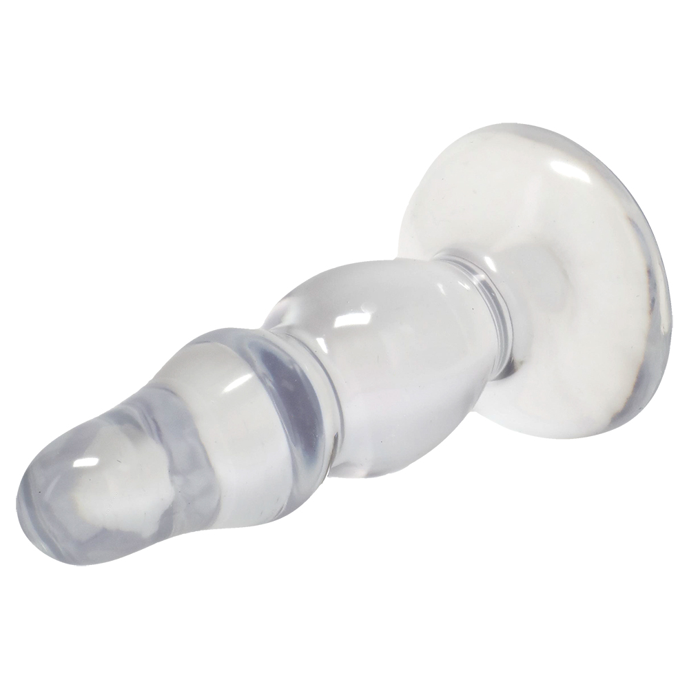 Crystal Jellies Novice Pop Plug 4 Inch Clear 3 Crystal Jellies Novice Pop Plug 4 Inch Clear - Image 3