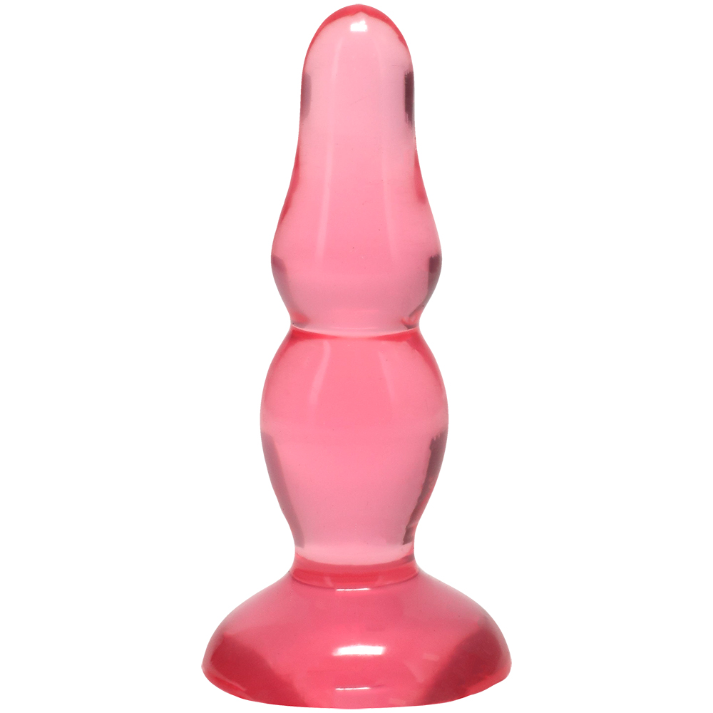 Crystal Jellies Novice Pop Plug 4 Inch Pink 2 Crystal Jellies Novice Pop Plug 4 Inch Pink - Image 2