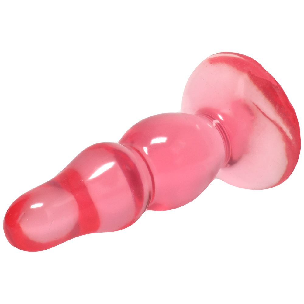Crystal Jellies Novice Pop Plug 4 Inch Pink 3 Crystal Jellies Novice Pop Plug 4 Inch Pink - Image 3