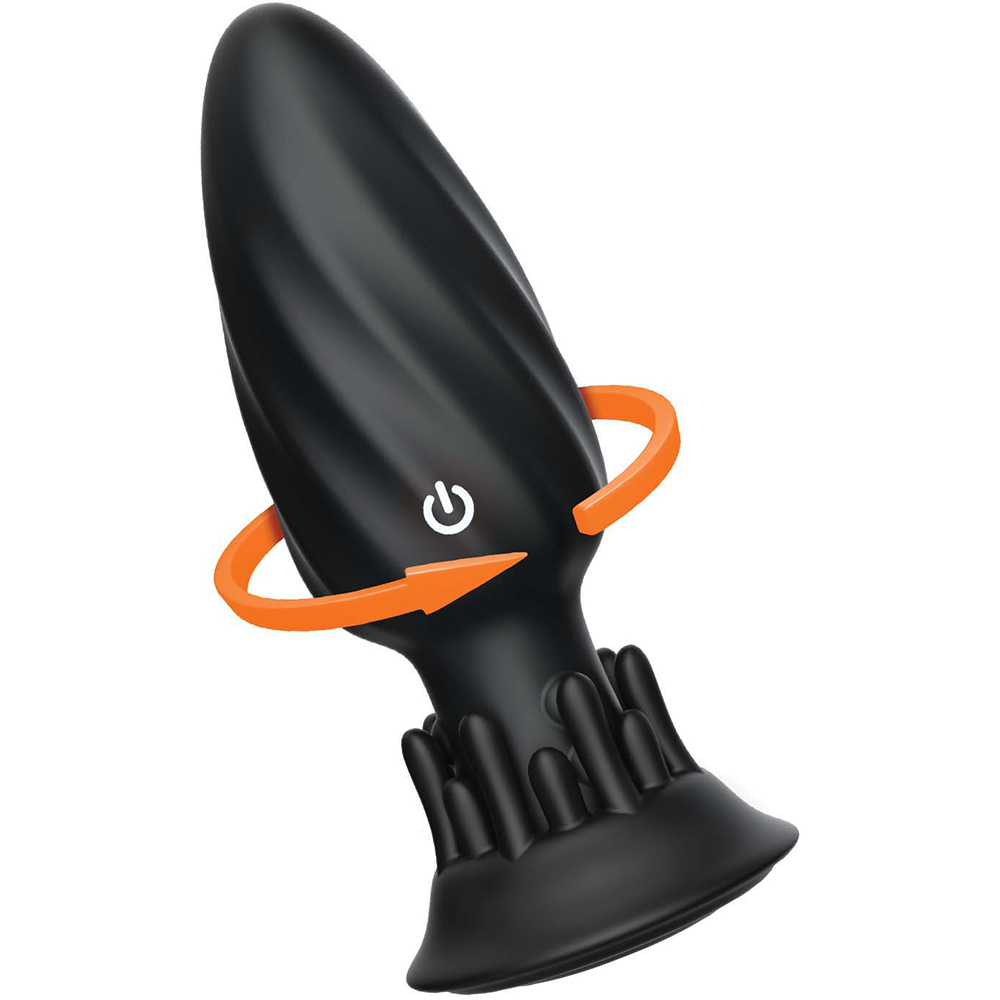 Butts Up Rotating Spiral Plug Black 3 Butts Up Rotating Spiral Plug Black - Image 3