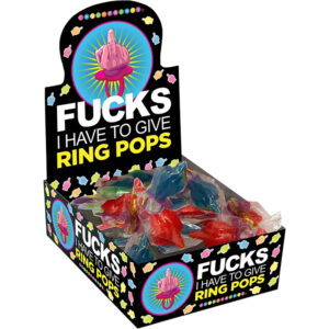 Fucks I Have To Give Ring Pop 30pc Display