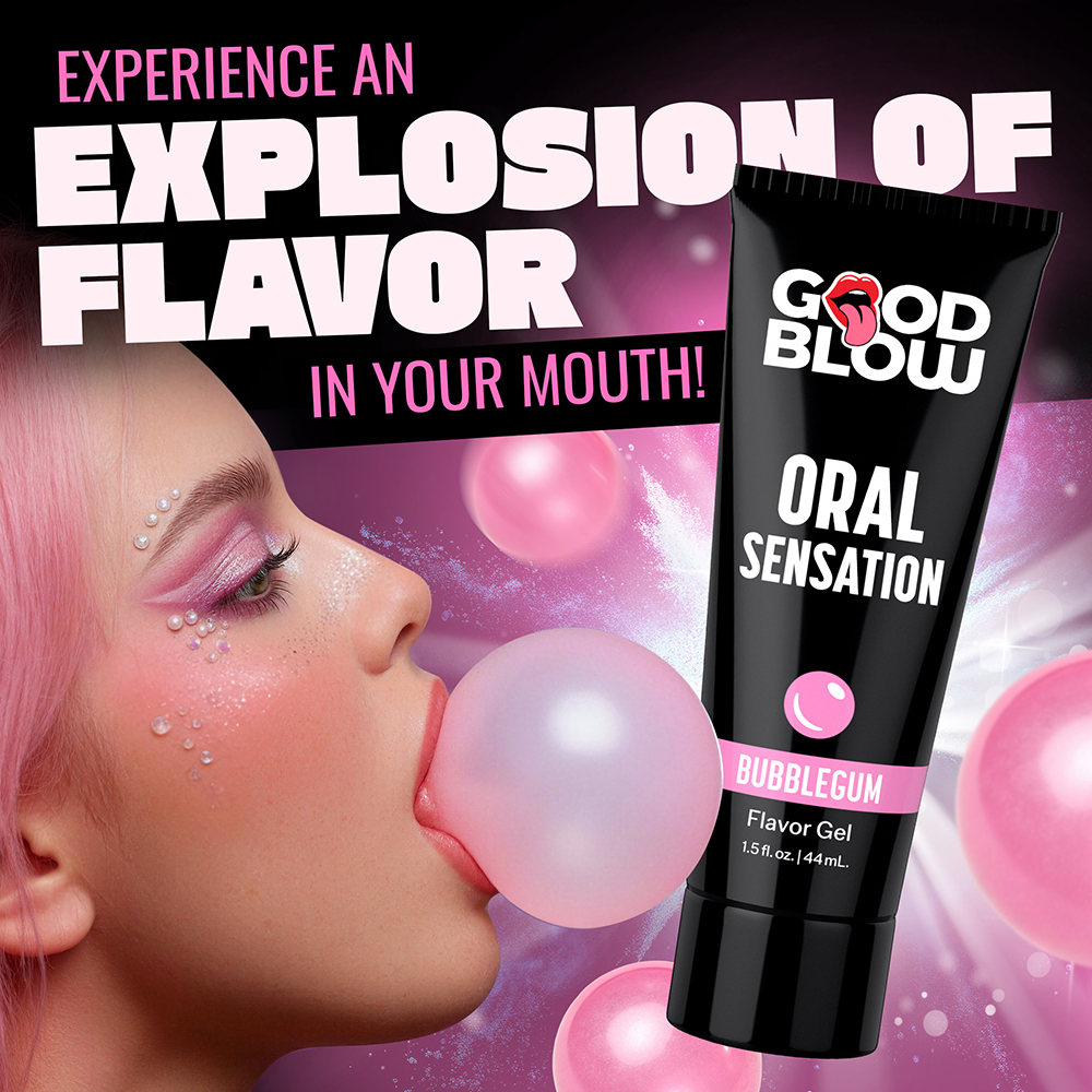 Good Blow Oral Sensation Bubblegum Flavor Gel 3 Good Blow Oral Sensation Bubblegum Flavor Gel - Image 3