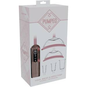 Pumped Vulva, Breast And Nipple Pump Rose Gold