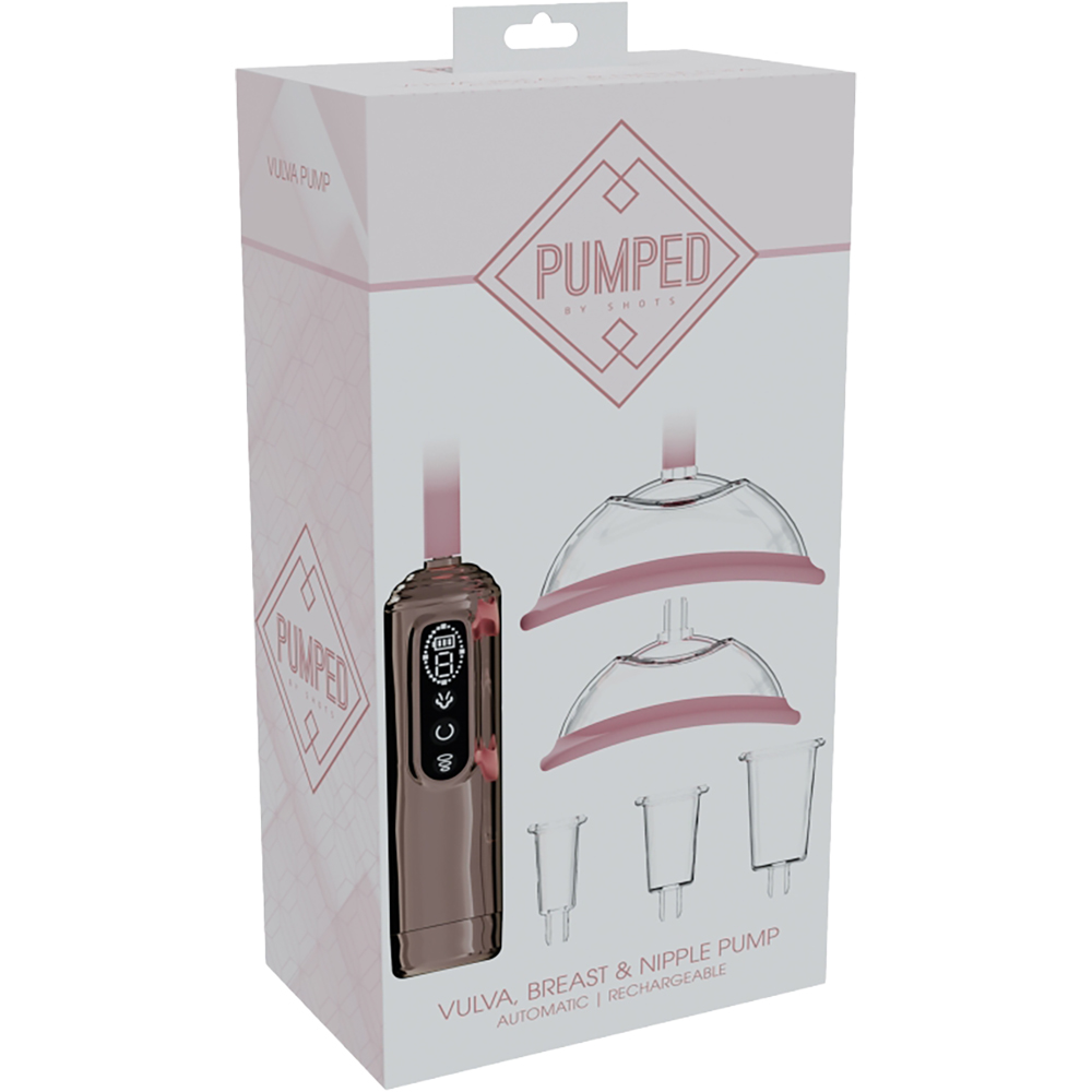 Pumped Vulva, Breast And Nipple Pump Rose Gold 1 Pumped Vulva, Breast And Nipple Pump Rose Gold