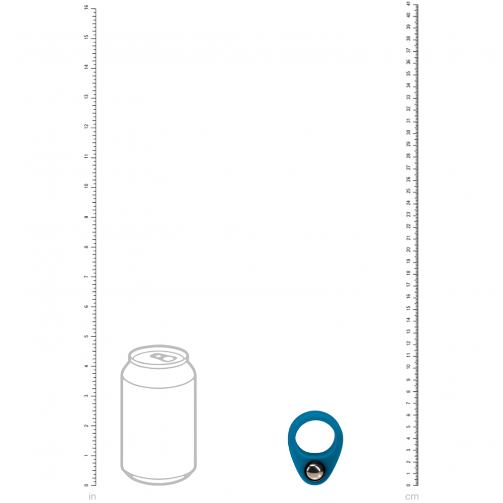 Levelz Liquid Silicone Single Weighted Ball Cock Ring Teal 3 Levelz Liquid Silicone Single Weighted Ball Cock Ring Teal - Image 3