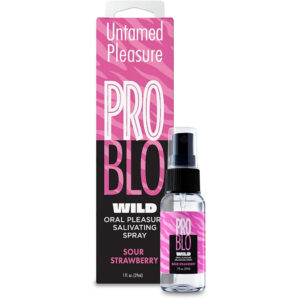 Home 5 Problo Wild Salivating Throat Spray Sour Strawberry 1 oz.