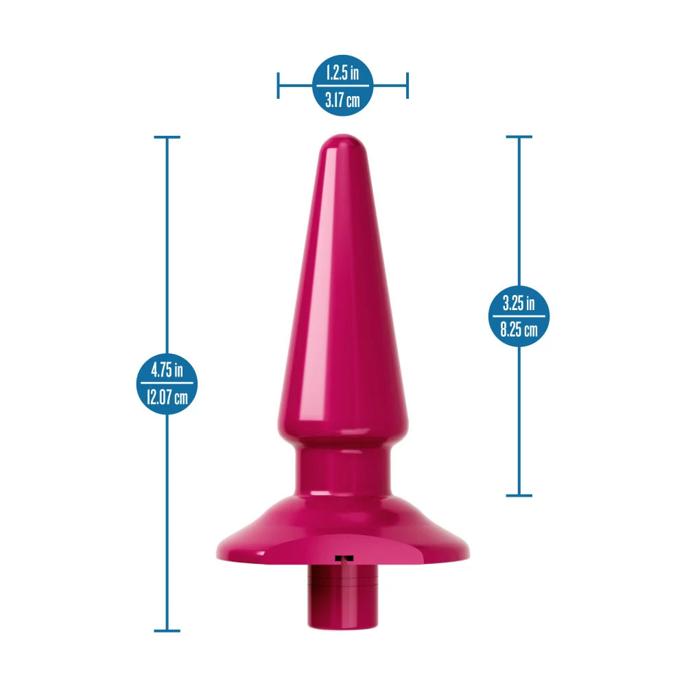 B Yours Vibrating Anal Plug Berry 3 B Yours Vibrating Anal Plug Berry - Image 3
